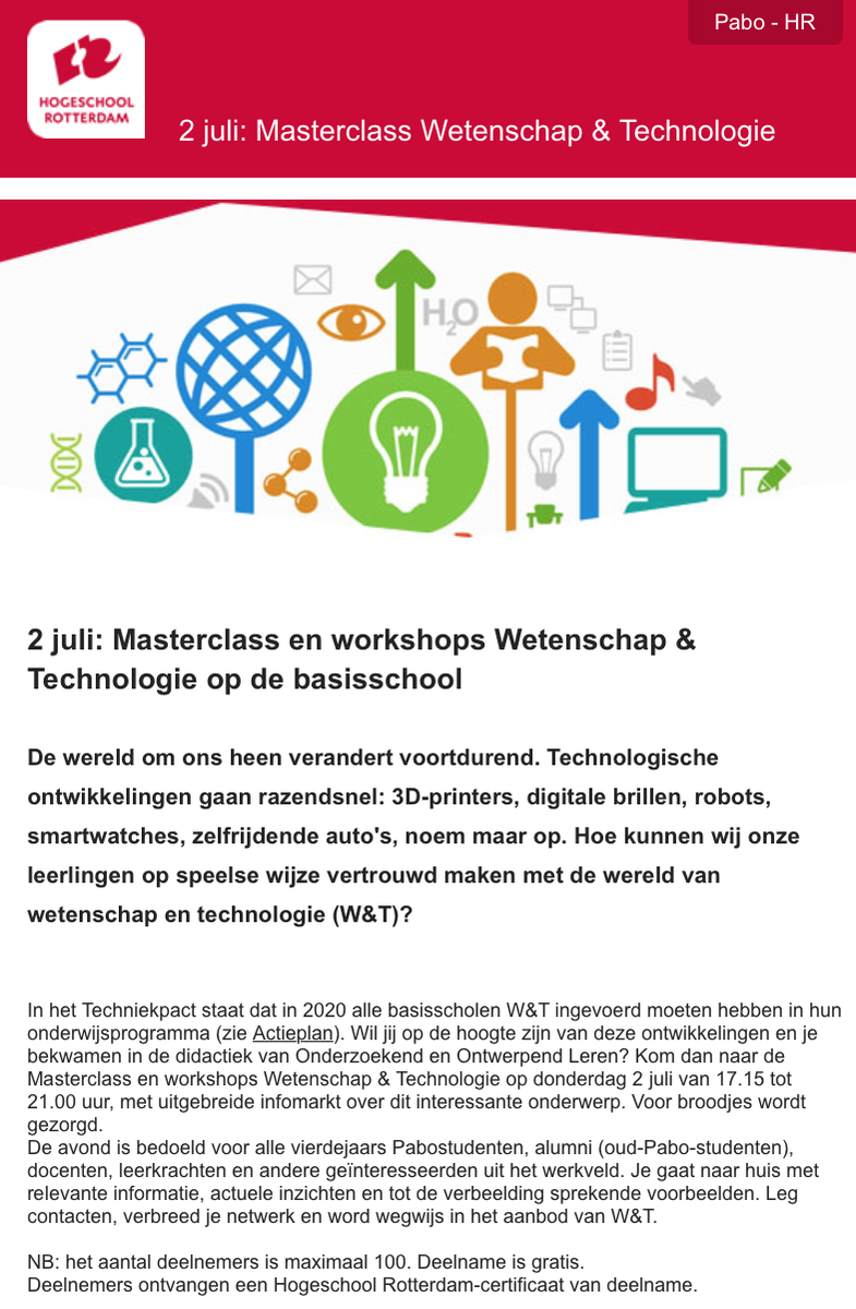 SchramRe's tweet photo. @paboHR @pabostudent @Roffab @profielen @VivesMagazine @PO_nieuws Masterclass W&amp;T 2-7 pabo HR http://t.co/Vdp3vfW2GL http://t.co/06wZhhtBiy