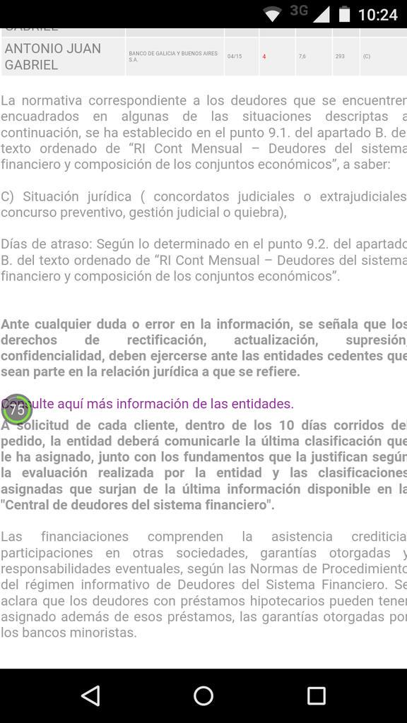 juani700's tweet photo. @BancoGalicia @galiciaresponde q raro actualizaron la pagina, y sigo apareciendo en situación 4 #YaMeCanse sigo veraz http://t.co/EUIOfZioGg