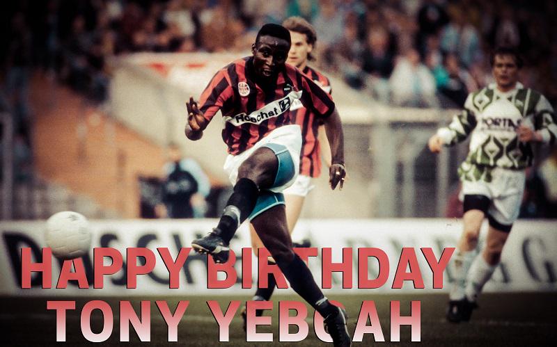 Happy 49th birthday to legend Tony Yeboah Have a great day! 