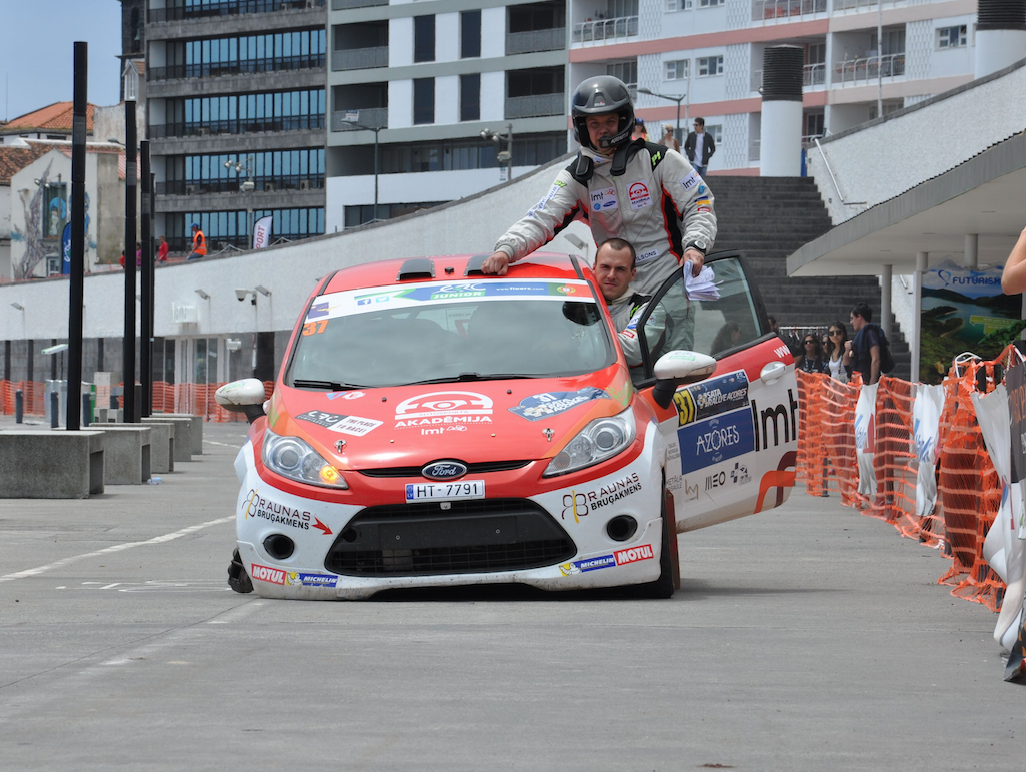 Despite drama in special stage, <a href="/EmilsBlums/">Emīls Blūms</a> has arrived in service #FIAERC