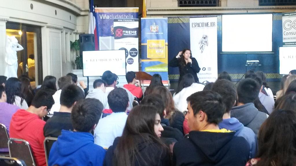 Interesante jornada de formación a Centros de Alumnos, iniciativa <a href="/EspacioMejor/">Espacio Mejor</a> cn el apoyo d Virginia Reginato #vina