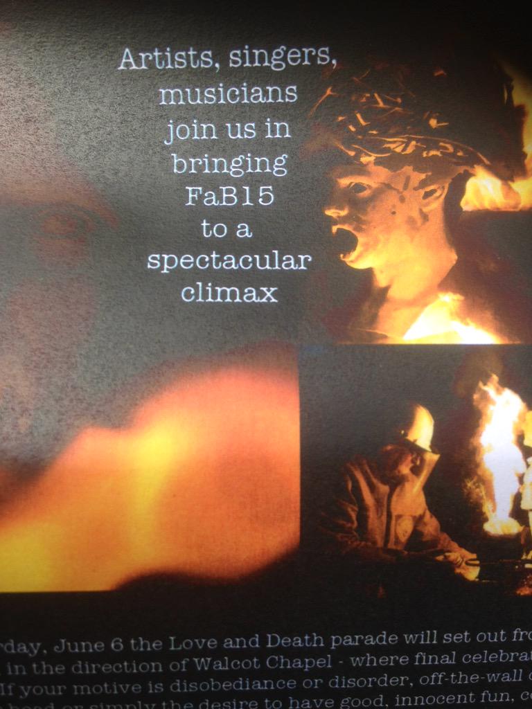FringeArtsBath's tweet photo. Join us tonight from 6.30 for bronze casting and a little farewell fab 2015 at Walcot chapel http://t.co/K1gQoKwWt1