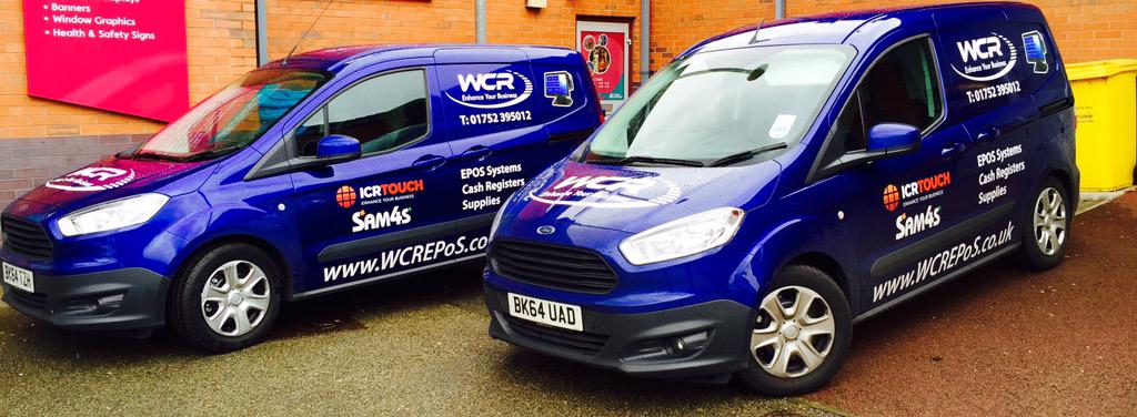 WCR_EPOS's tweet image. The new vans looking good! @SignsExpress @icrtouch