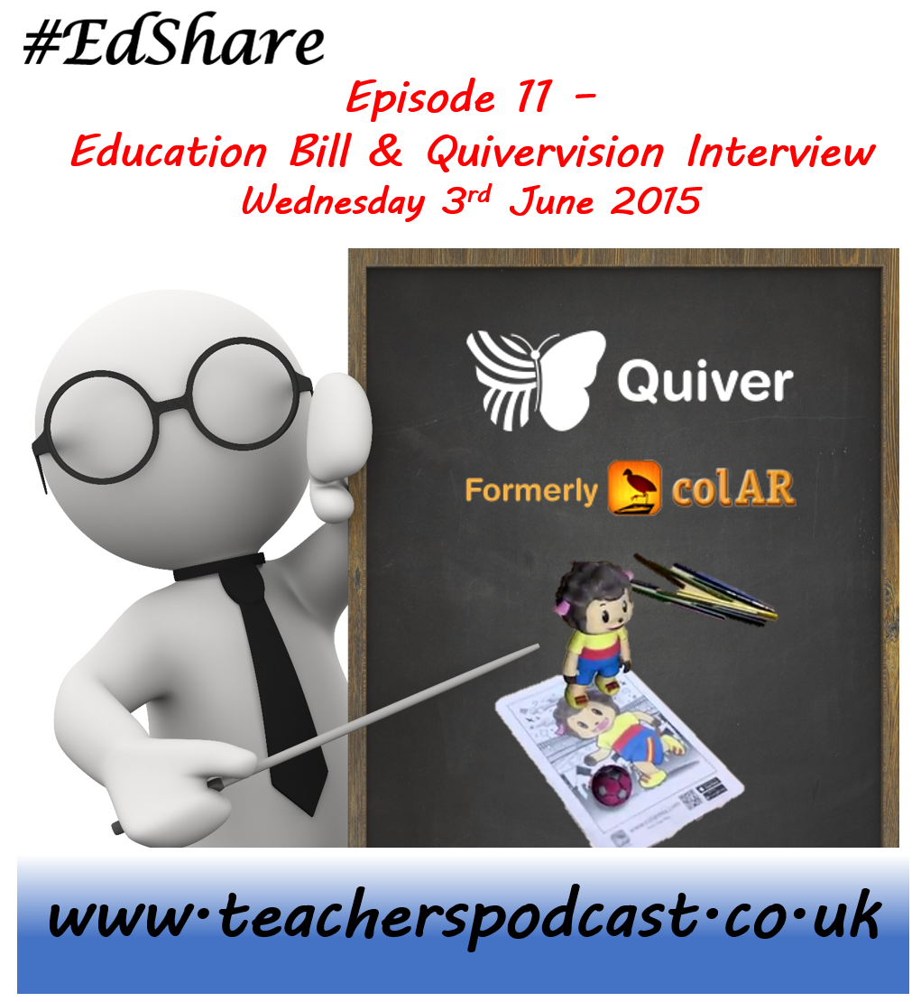 Listen to interview with <a href="/quivervision/">QuiverVision</a> - what 'page' would you find useful? #AugmentedReality teacherspodcast.co.uk