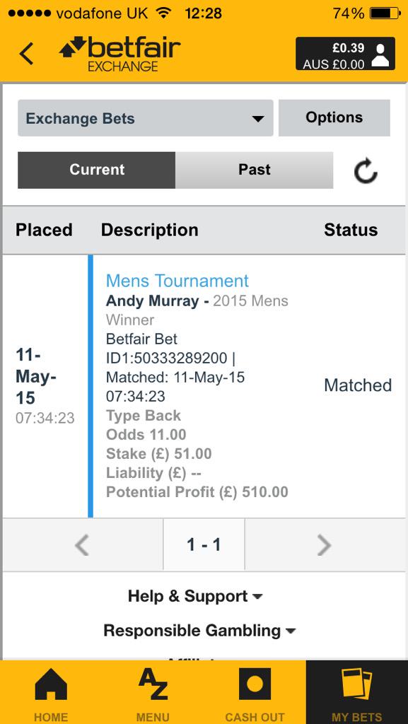 bets_single's tweet image. Fucking kick on Murray , long way from beating this cunt but I&apos;m defo getting value for this bet #bookiebashed 🙈