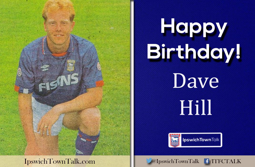 Former Town midfielder Dave Hill turns 49 today. Happy Birthday! 