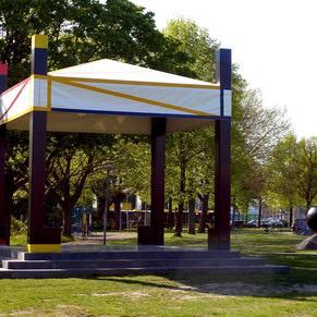 Muziektent de klanksteen brengt cultuur en saamhorigheid terug in de wijk. Zie agenda op deklanksteen.nl