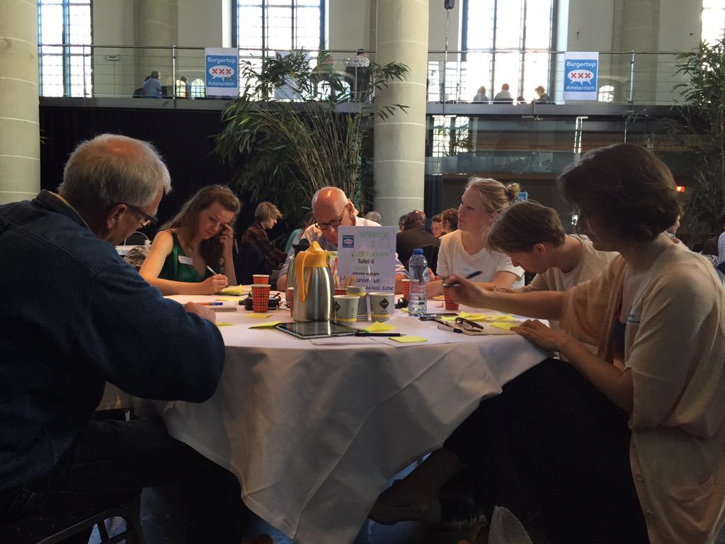 GO tafel 6: samen denken over vermindering van vervuiling door vervoer in Amsterdam! #BTop020 #HIANL2015