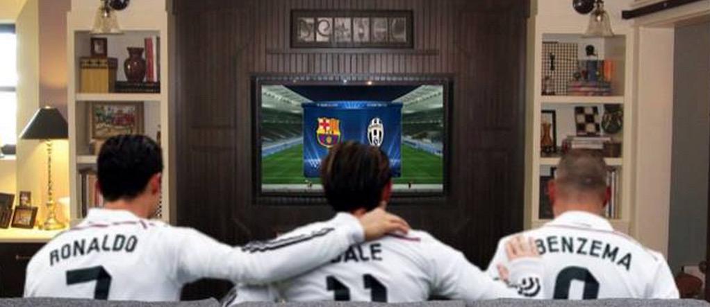 Champions League Final night in Madrid...