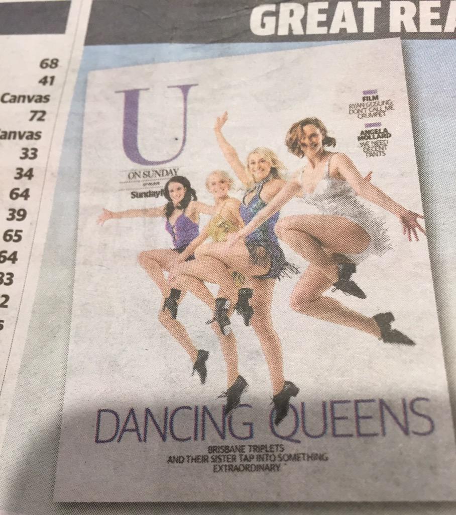 With apologies to ABBA: Dancin' queens, world at their feet, helping many a dream... <a href="/UonSunday/">U on Sunday</a> <a href="/TAPfitofficial/">TAPfit</a>