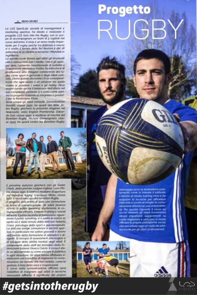 LGSSportLab's tweet photo. #GetsIntoTheRugby su @IbooMagazine grazie a Kiron il progetto x fornire strumenti x relazionarsi con i media http://t.co/GH3FdMvWNH