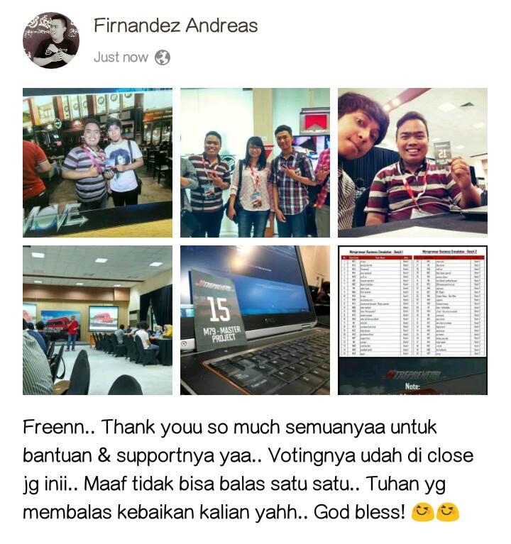 Akuandes's tweet image. Thank youu friends!! God bless.. #mtrepreneur #neversaymaybe #masterproject #submission #competition