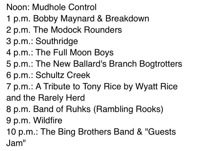 jcjamboree's tweet photo. Rise and shine, bluegrass music lovers! Another full day of bluegrass music is coming up at the JAMboree. http://t.co/XUiwsGigAW