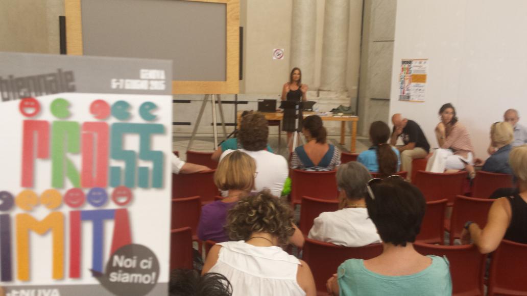#Prossimitá2015 #genova alla #LoggiadiBanchi #ciboeprossimitá con #LauraBongiovanni di <a href="/isnet4twr/">Associazione Isnet</a> <a href="/Idee_InRete/">Consorzio IdeeInRete</a>