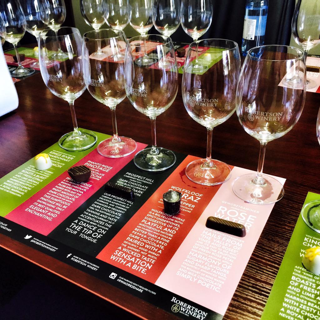 RobertsonWinery's tweet photo. Don't miss the chocolate and wine tasting at @RobertsonWinery. Trust us. http://t.co/1Z8GDPcHF8