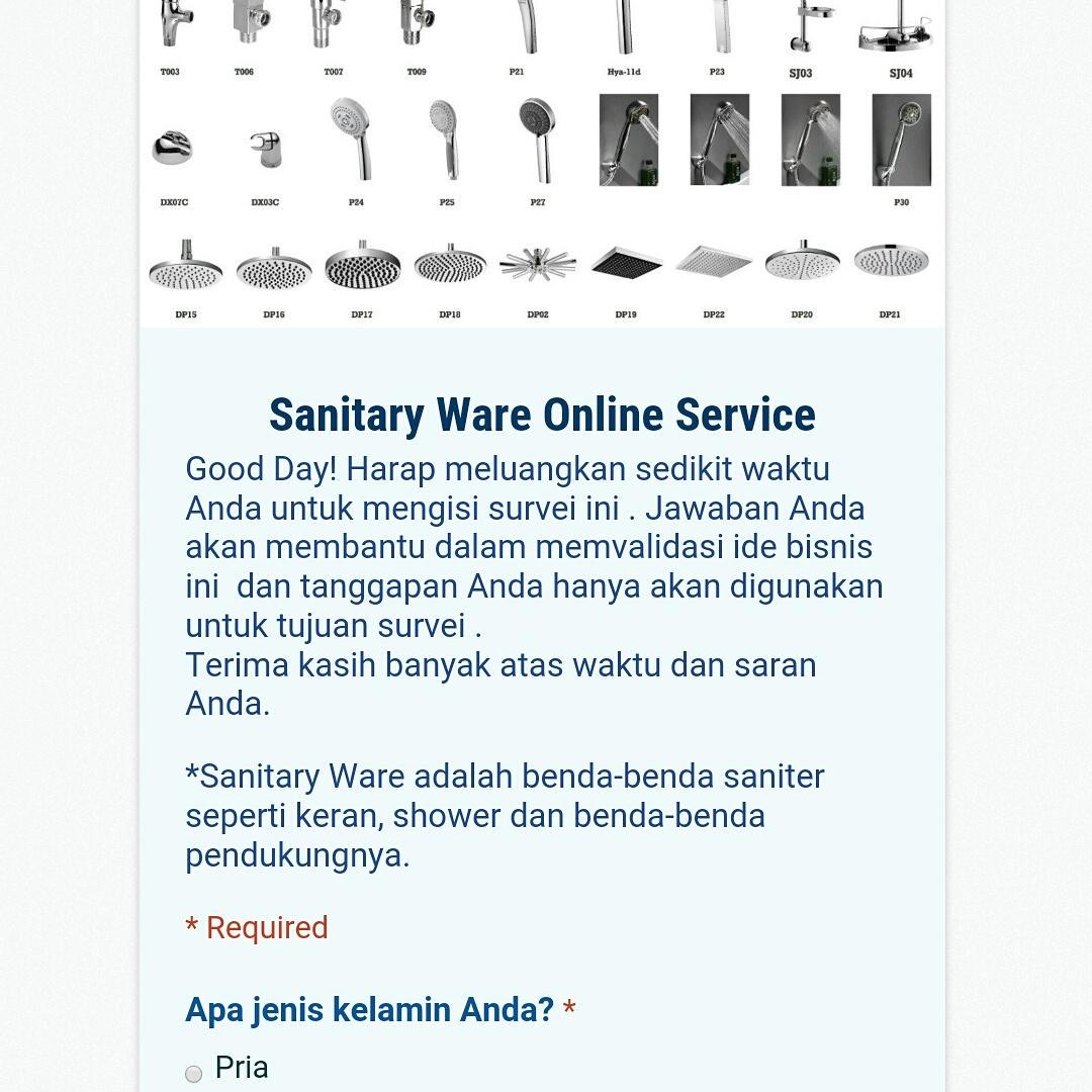 nicholas_hansen's tweet photo. Mohon bantuannya dalam isi survey ini yah. :)
Sanitary-online.tk http://t.co/SZCvIeyauV
