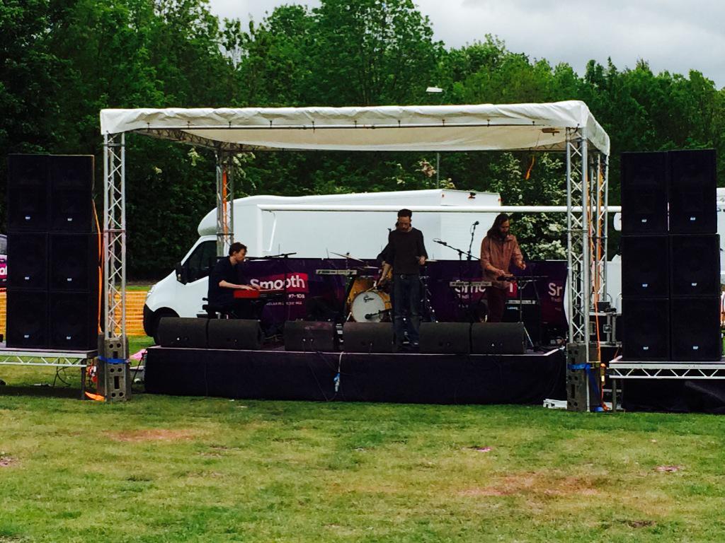 Enjoying a bit of <a href="/high_reactive/">High Reactive</a> at Colourama!
<a href="/StCuthsHospice/">St Cuthbert's Hospice</a>