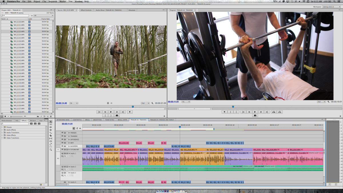 orangefountain's tweet photo. Finishing up Trailer #2 for @Waves4Hope showcasing their training. http://t.co/o5kWvqkhHV