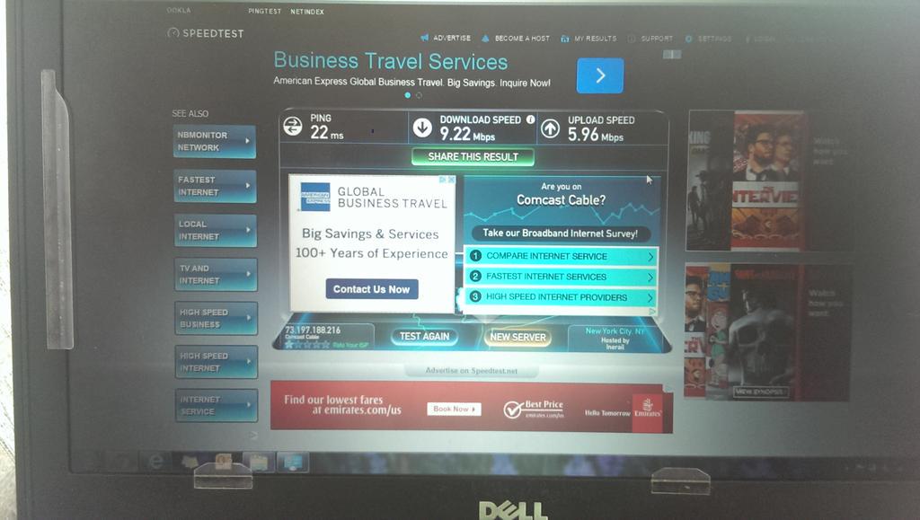 sujaydshah's tweet image. @comcastcares Here's the result after it finally managed to load. 9.2 Mbps Download &amp;amp; 5.9 Mbps Upload. #Comcan't