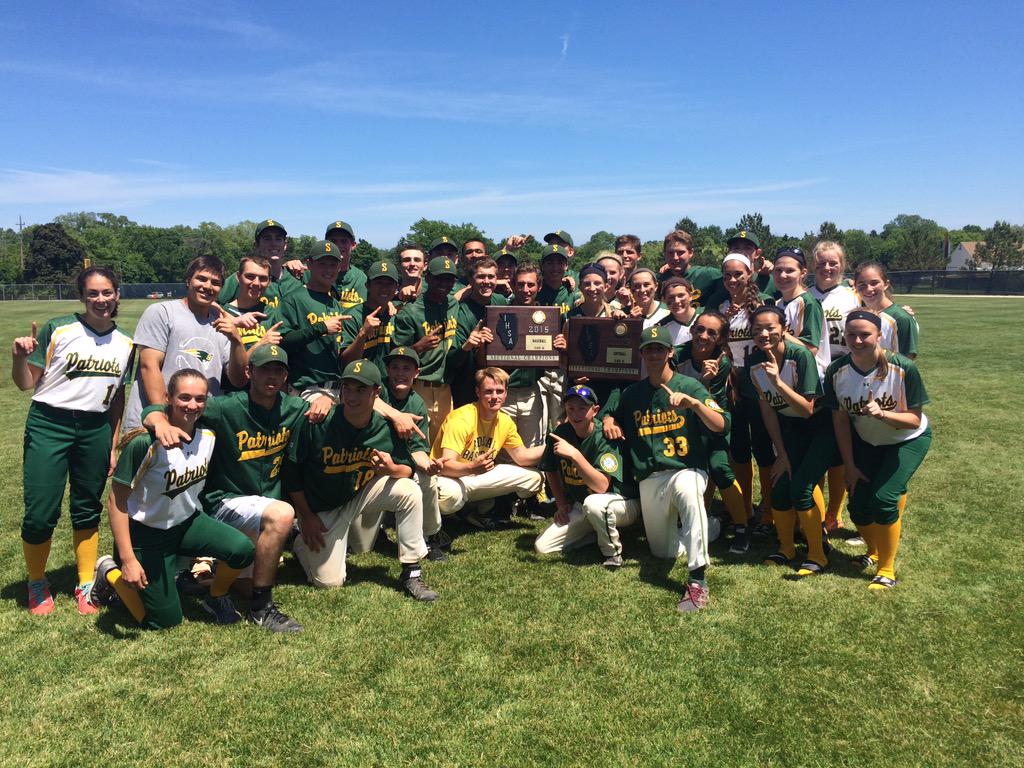 SHS_PatSoftball's tweet photo. program pride @SHS_Baseball1 #sectionalchamps http://t.co/GXGLpOLdXd