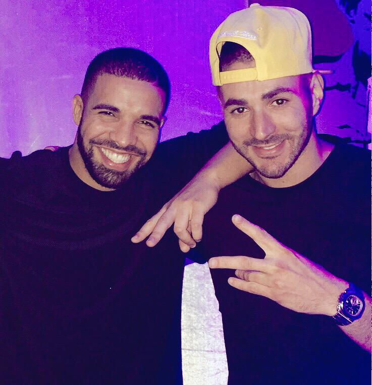 With my friend @Drake