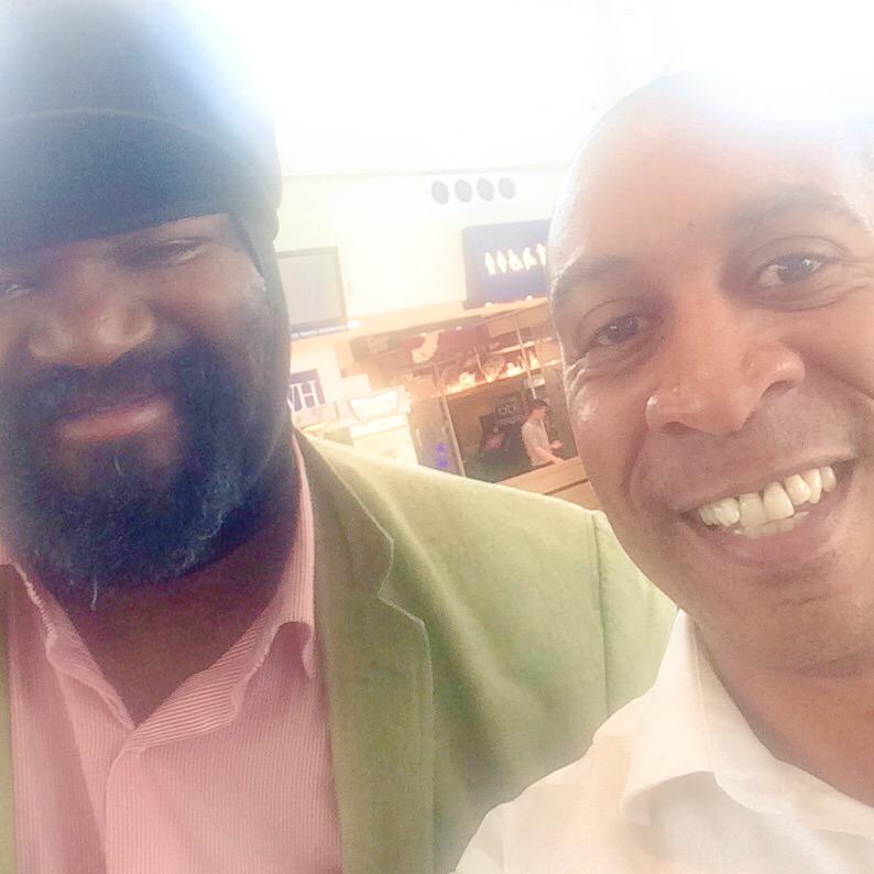 wat043's tweet photo. @viewatson Wow! Just got to meet the incredible  @GregoryPorter . What an honour and what a nice guy! http://t.co/CIULZk1poD