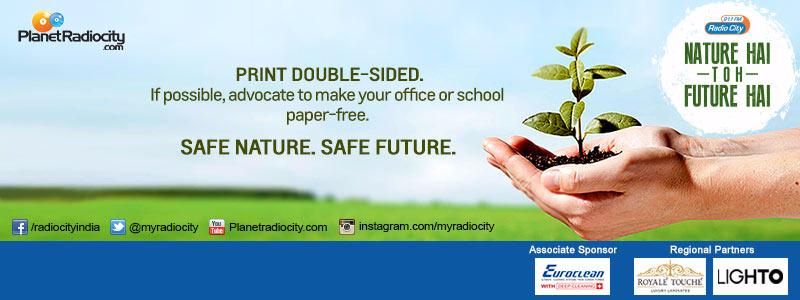 radiocityindia's tweet photo. #RadioCityAhmedabad celebrates #WorldEnvironmentDay in association wid @EurekaForbes along with #RoyalTouch &amp; #Lighto http://t.co/lwS8WwyA1x