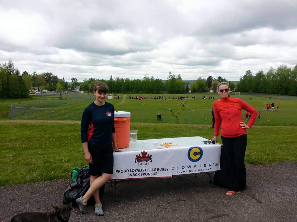 Big thanks to Clowater's Plumbing and Heating for providing this week's Flag Rugby snacks (for 200 kids!). #loyal