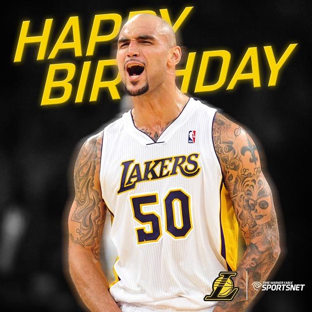  Start your Saturday by helping us wish Robert Sacre a very Happy Birthday! by twcsportsnet 