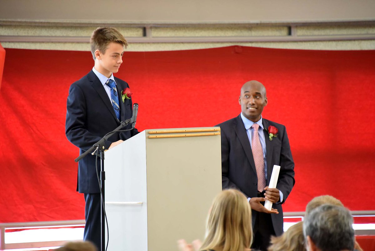 hellovim's tweet photo. Thank you Edward "Smitty" Smith @smitty_dc Graduation speaker @thephlschool "Stand up, step forward, and be fearless" http://t.co/m4DnTajEMU