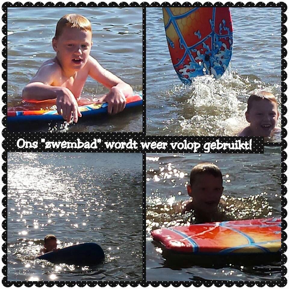 Heerlijk weer een dag genieten van het mooie weer #zon #water #thuis #tevreden