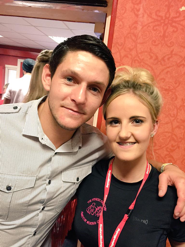BillGavins's tweet photo. Here's The Fitness Factory Abc Coach Harriet with @bigtwinnygav at last nights Freedom Abc boxing show 👊🏻💥👊🏻 #letsbox http://t.co/O0XR7ZYANw