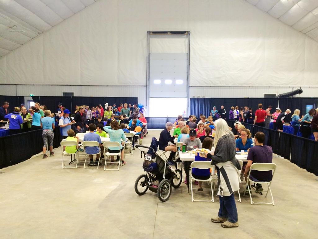 flyairnorth's tweet photo. It’s pancake time for our racers! #RunwayFunRun http://t.co/OnaMv68AOh