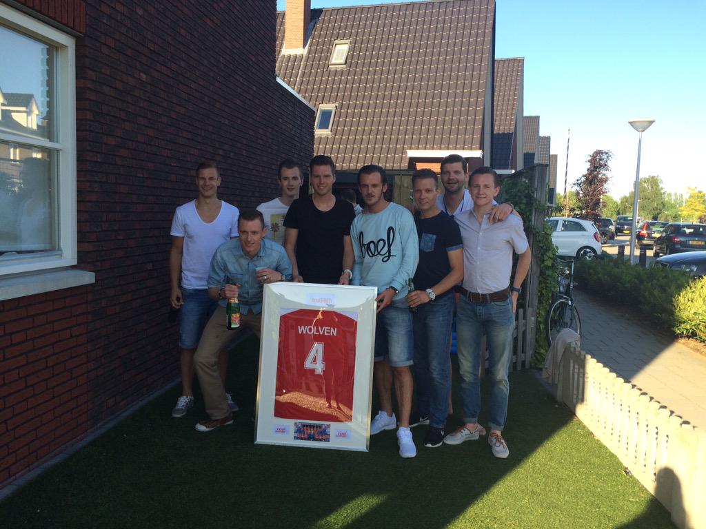 Van deze toppers wel een mooi afscheid gekregen! thnx boys! #bbq #wateenteam #campingelftal