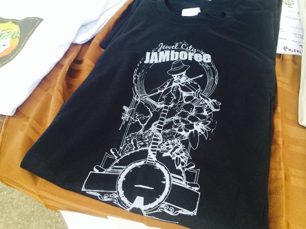 jcjamboree's tweet photo. Plenty of #JewelCityJamboree T-shirts and posters still available at the merch tent, located above the stage. http://t.co/QnZyzE2czR