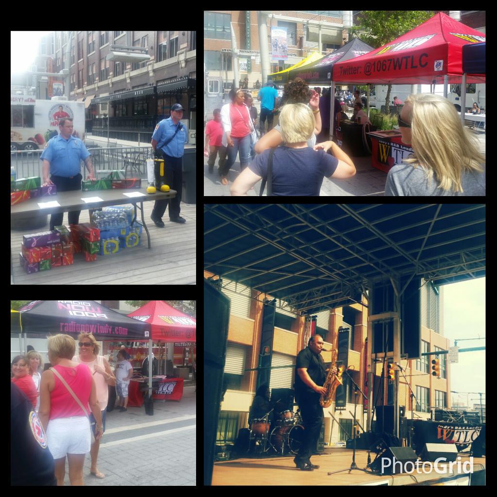 "Tip-Off Jam for Youth Summer Jobs" happening right now on Georgia St. IMPD says youth employment lowers crime @rtv6