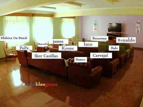 Real Madrid escalado pra final da Champions.