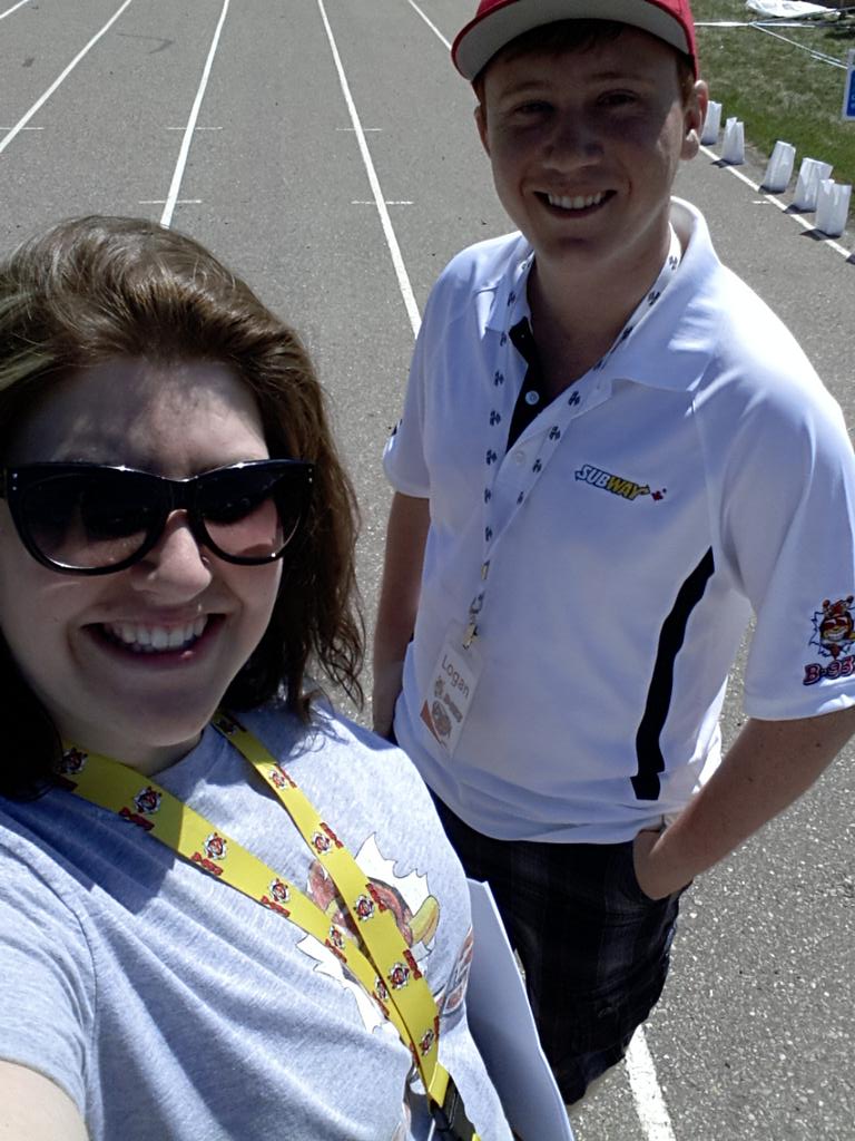 AllHitsB93's tweet photo. Relay for Life is just getting underway in Taber. Audra and Logan are doin' their laps! http://t.co/kASc92A369