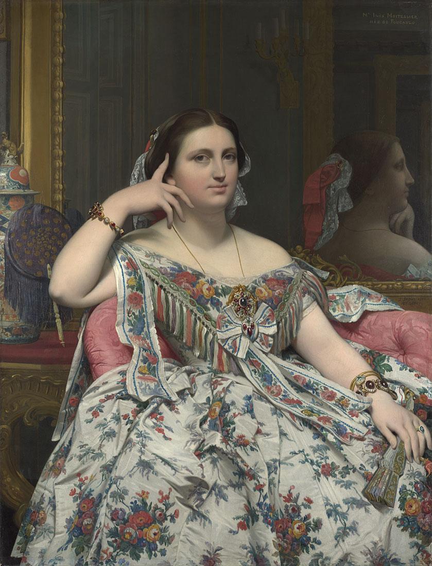 NationalGallery's tweet photo. Ingres agreed to paint Madame Moitessier after he met her and was struck by her beauty: http://t.co/KBJbL8eAxE http://t.co/JapayfWLJR