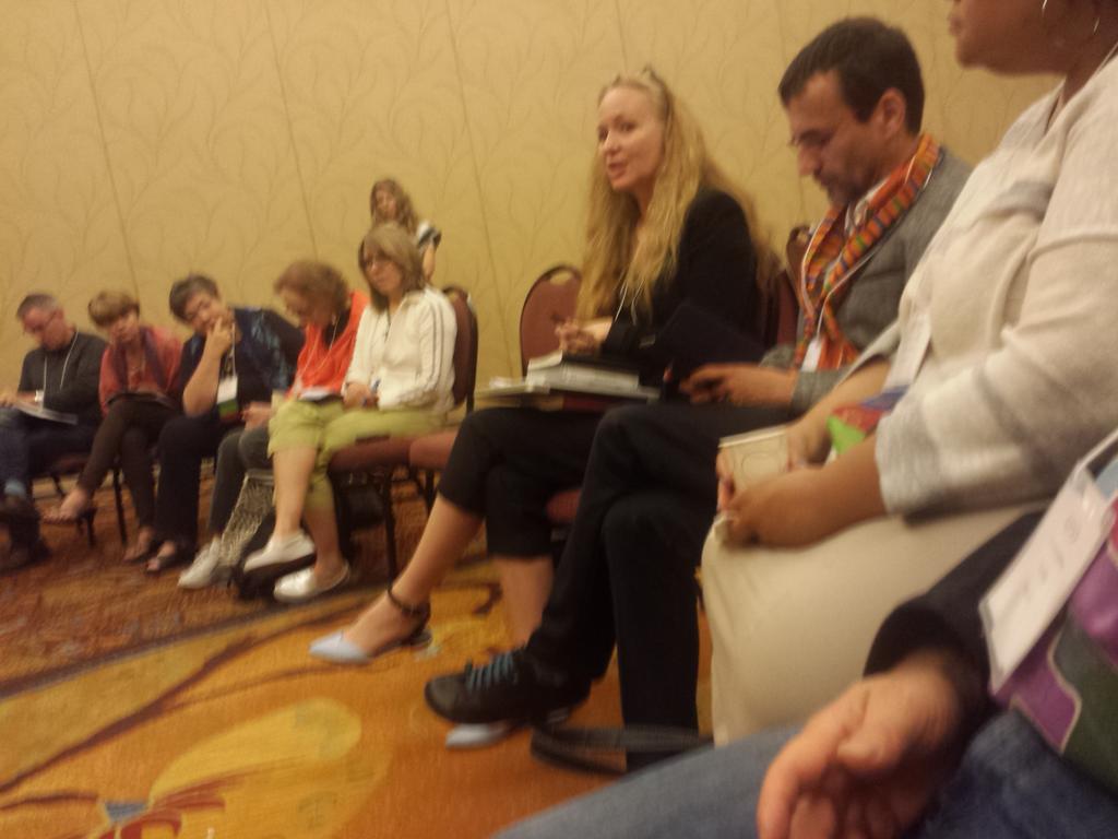 monicasesma's tweet photo. Dialogue with @NoraBateson and @bacigalupe  at #afta15 http://t.co/EGjkhXbW2B