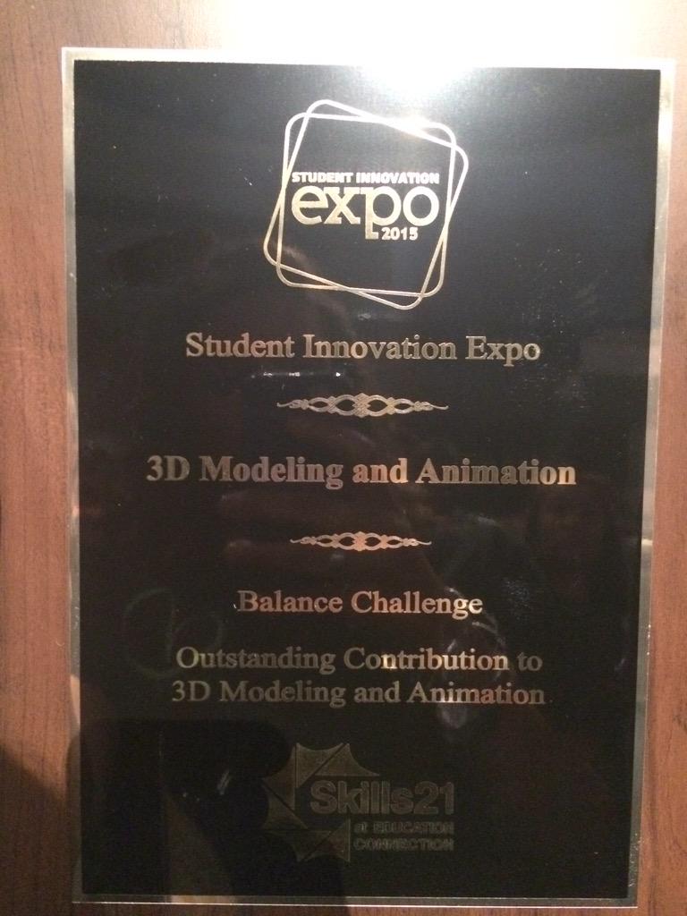 Think_Nature's tweet image. Outstanding Contribution to 3D Modeling and Animation Award!!