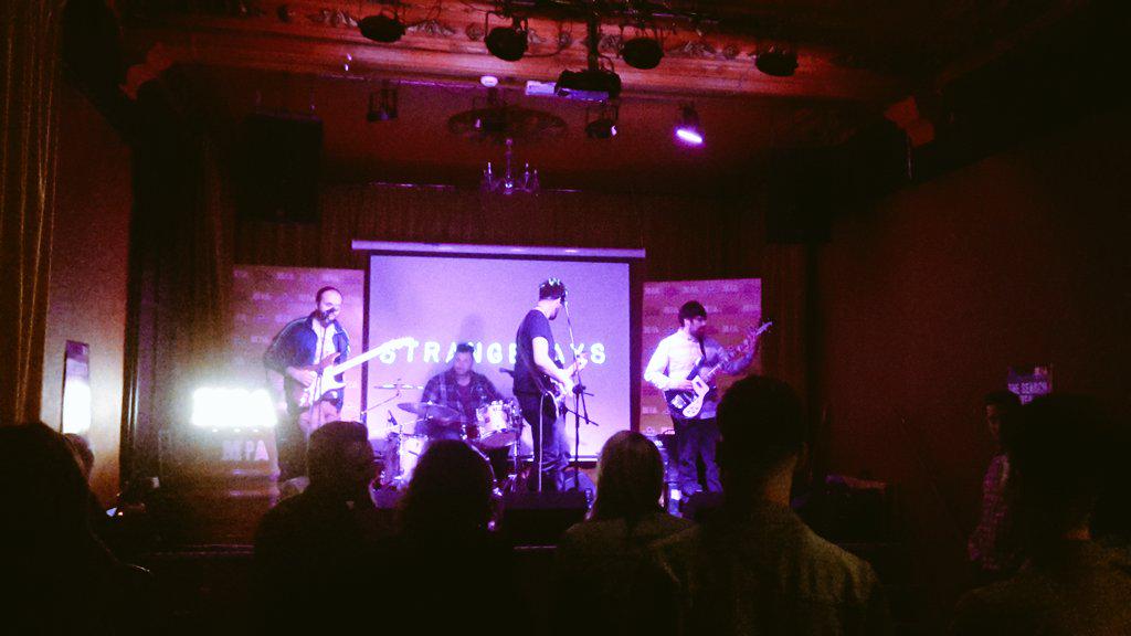 McrPaleAle's tweet image. @StrangewaysUK kick things off at the #RefreshingSounds gig! @GulliversNQ