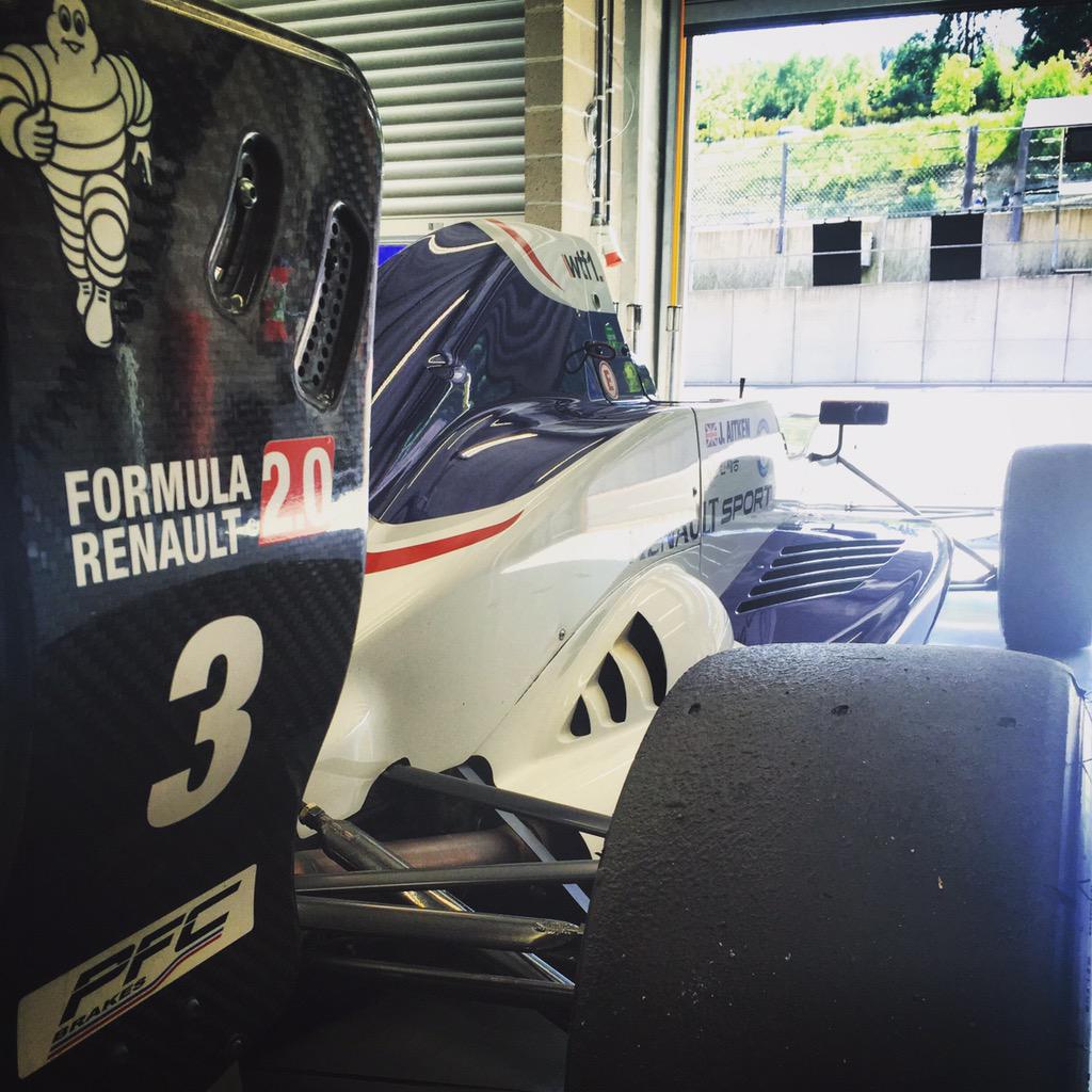 JaitkenRacer's tweet photo. Finished P4 in Race 1 with some damage, then qualified P5 for Race 2 tomorrow, got some work to do! #3 #FRALPS http://t.co/Wp4mMVhB4N