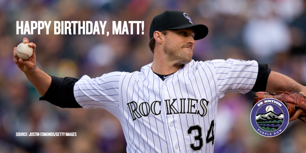 Happy 35th birthday to former and current P Matt Belisle!   