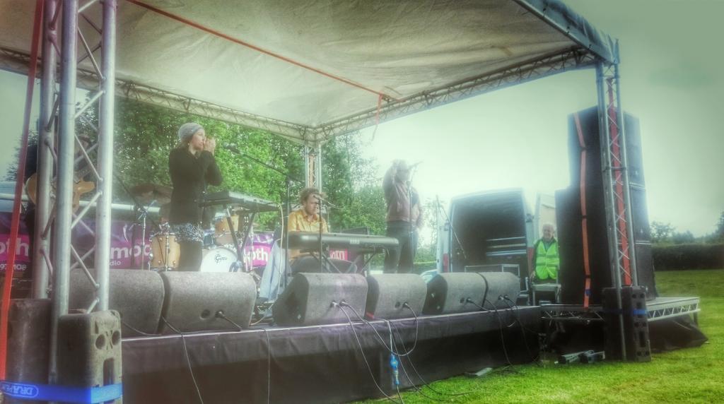 We danced like madmen to <a href="/Discomoves/">Peculiar Disco Moves</a> at Colourama! <a href="/StCuthsHospice/">St Cuthbert's Hospice</a>