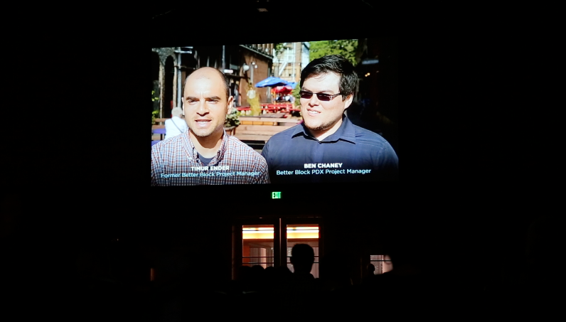 YesThatMountain's tweet photo. @BetterBlockPDX at the #AliceAwards last week, thank you #BTA for the support and recognition. #betterblockpdx http://t.co/8QBEBJy49G