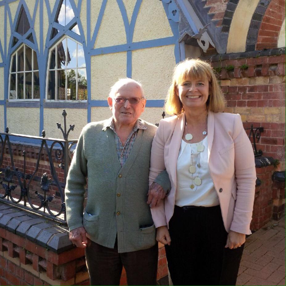 #dday2015 #Tenbury veteran Jim Froggatt came to my advice surgery, happy he invested in <a href="/nsandihelp/">NS&I</a> pensioner bonds