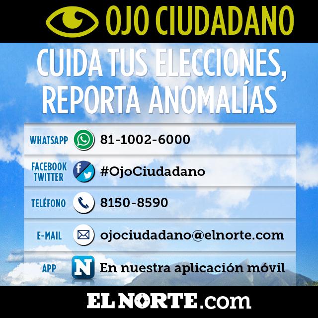 elnorte's tweet photo. #YoVoyAVotarPorque. Envía tu video ojociudadano@elnorte.com Entra a: http://t.co/AkYn8qRtFv http://t.co/t6U7BkdMHQ