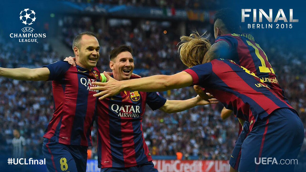 UEFA Champions League (@championsleague) on Twitter photo .<a href="/andresiniesta8/">Andrés Iniesta</a> becomes the first player to assist a goal in three different UEFA Champions League finals #UCLfinal .<a href="/andresiniesta8/">Andrés Iniesta</a> becomes the first player to assist a goal in three different UEFA Champions League finals #UCLfinal