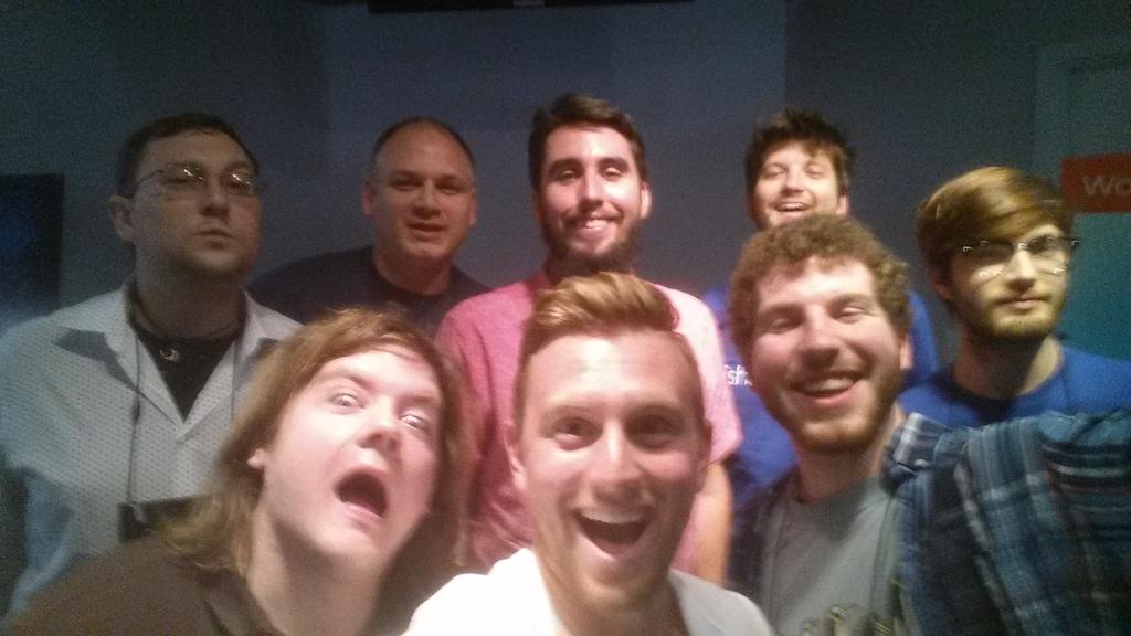 TNAquarium's tweet image. World&apos;s greatest #Fishackathon selfie. #codeforfish